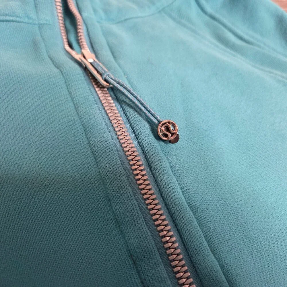 Lululemon - Women's Scuba Oversized Funnel-Neck Half Zip Storm Teal Size - M/L